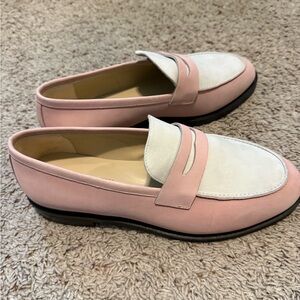 Pink and White Women's Poppy Barley Loafers